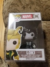 Funk Pop Marvel Avengers Loki Black &amp; White Figure #36 NEW Helmet - $39.59