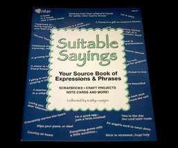 Suitable Sayings Resource Book for Expressions and Phrases - £8.75 GBP