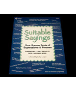 Suitable Sayings Resource Book for Expressions and Phrases - $15.07 CAD