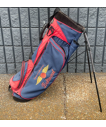 Ping Voyage 4-Way Golf Stand Bag Dual Strap - Red Blue Tournament Baltusrol Logo - $98.99