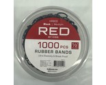 RED by Kiss 1000 RUBBER BANDS MEDIUM 1/2&quot; HRB03 2X STRETCH &amp; BREAK PROOF - $2.39