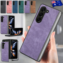 For Samsung Galaxy Z Fold 5  Leather back hard Flip  Shockproof Cover - £51.84 GBP