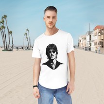 Beatles T-Shirt Ringo Starr Black White Portrait Adult Cotton Tee - £28.08 GBP+