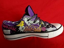 Converse Size 4  All Star Chuck Taylor Batgirl Comic Book Design Sneaker... - $78.21
