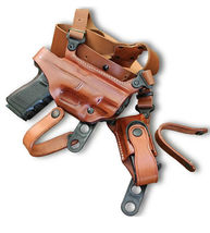 Fits Walther PPS M2 9mm 3.18”BBL Leather Horizontal Holster Single Mag #1230# RH image 6