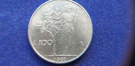 Vintage Italy 1963 coin 100 lire, Italian Republic. A very rare coin. - $69.00