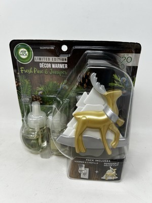 AirWick Scented Oil Refills w Decorative REINDEER Plug Cover FRESH PINE ... - £18.61 GBP