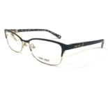 Nine West Eyeglasses Frames NW1087 001 Rectangular Cat Eye Black Gold 52... - $60.59