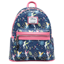 Loungefly Disney Peter Pan PINK Tinkerbell Glow In The Dark Mini Backpack - £95.70 GBP