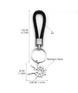 Black Gothic Boomerang Key Ring – Hollow Stainless Steel Dark Punk Keychain - €12,70 EUR