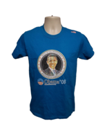 2008 Obama Seal of the President Nations Capital Adult Small Blue TShirt - £11.66 GBP