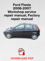 Ford Fiesta 2006-2007Workshop service repair manual,Factory repair manua... - €12,96 EUR