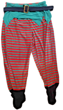 Men&#39;s Elf Christmas Footed Lounge Pants Funny Xmas Santa Holiday Xl New W Tags - £13.86 GBP