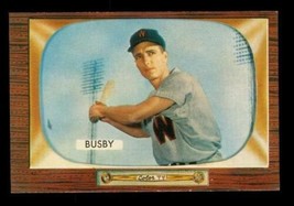 Vintage 1955 Baseball Card Bowman #166 Jim Busby Washington Senators Outfield - £7.73 GBP