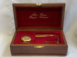 Martin Marietta Employee Recognition Pocket Watch and Folding Knife in Box - $129.95