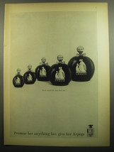 1960 Lanvin Arpege Perfume Ad - How much do you love her? Promise her an... - $14.99