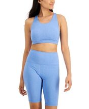 MSRP $25 Ideology Sweat Set Low Impact Sports Bra Blue Size Medium - $18.13 CAD