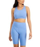 MSRP $25 Ideology Sweat Set Low Impact Sports Bra Blue Size Medium - €11,05 EUR