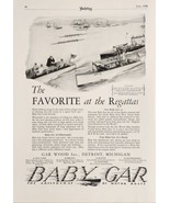 1928 Print Ad Baby Gar Mahogany Speed Boats Gar Wood Inc Detroit,Michigan - £19.00 GBP