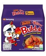 Samyang  Spicy Seasoned Chicken Buldak Noodle Ramen  - 5 packs - $68.43 CAD