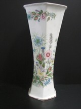  Vase Aynsley Wild Tudor England Fine Bone China 9 Inches, Made in England - £9.58 GBP