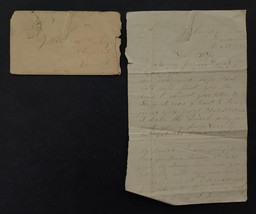 1863 Antique Civil War Soldier Letter Alexandria Va William Rogers Wife - £54.43 GBP