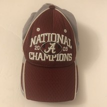 Alabama UA Crimson Tide 2009 National Champions Hat Ball Cap NCAA Collec... - £12.52 GBP