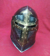 Medieval Large Voiser helmet Knight Templar crusader helmet-
show original ti... - £108.38 GBP