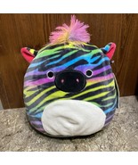 Squishmallows - 8” Safiyah the Rainbow Zebra Rare Plushie Stuffed Animal... - $6.84 CAD
