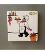 Chef Design Ceramic Kitchen Trivet Square 8 in x 8 in Multicolor - $15.17