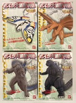 1998 Bandai Mothra Kaiju Legend Lot of 4 Tristar Zilla Godzilla mini figure - $94.80