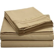1800 Royal Js Collection Bamboo Quality 4 Pcs Bed Sheet Set With Deep Pockets, W - £27.40 GBP