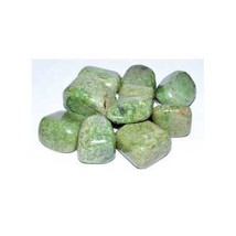1 Lb Grossularite (Green Garnet) Tumbled Stones - £72.03 GBP
