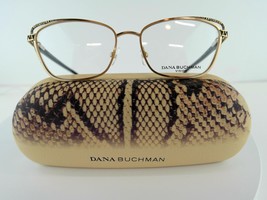 Dana Buchman Marcia (Tiara Gold) 52-15-135 Eyeglass Frames Eyewear - £18.51 GBP