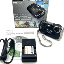 Fujifilm FinePix XP50 14.4MP Digital Camera Black Waterproof Near Mint  IOB - £82.54 GBP