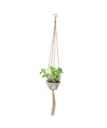 THY COLLECTIBLES Hand-Weaved Macrame Plant Hanger Indoor Outdoor Hanging... - $8.99