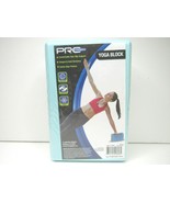Yoga Block PRO Strength Align Posture Deepen Stretch Aqua Blue Foam Non ... - £8.52 GBP