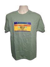 2012 Coogans Salsa Blues &amp; Shamrocks 5k Race NYC Adult Medium Green TShirt - $19.80