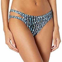 Jessica Simpson Sassy Safari Hipster Bikini Bottom Navy Animal Size M Cu... - $26.68