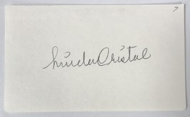 Linda Cristal (d. 2020) Signed Autographed Vintage 3x5 Index Card #2 - £15.98 GBP