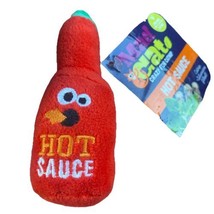 Mad Cat Crazy For Catnip Silvervine Plush Cat Toy Hot Sauce - £5.24 GBP