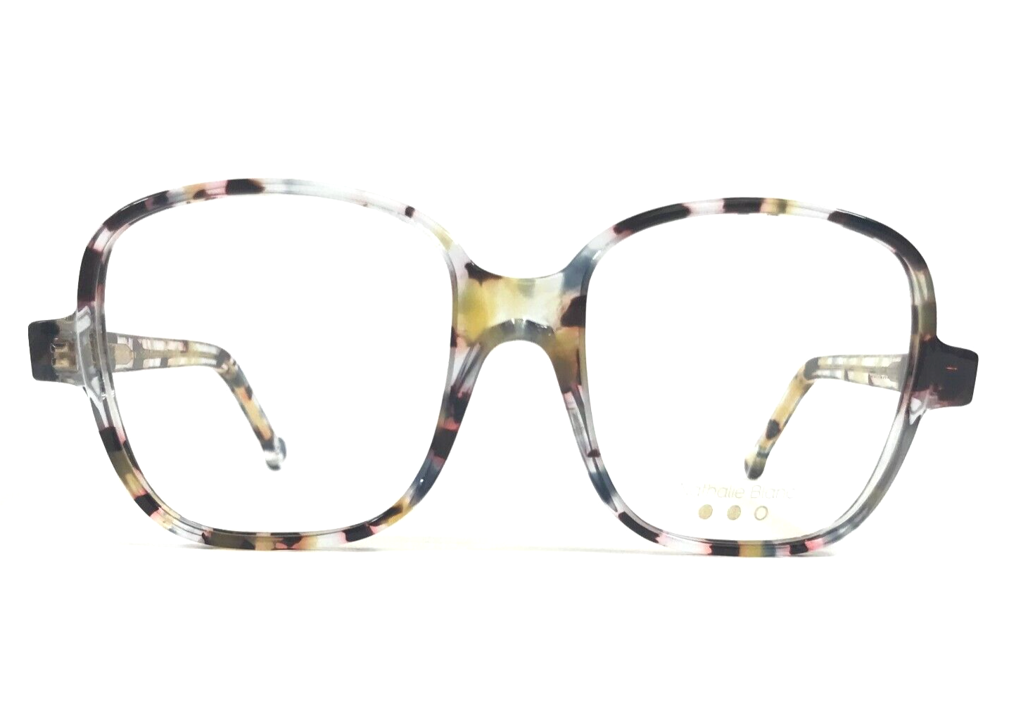 Nathalie Blanc Brille Rahmen LUCIANE 338 Blau Braune Schildplatt 50-17-145 - $178.19