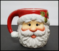NEW RARE Laurie Furnell Figural Santa Claus Mug 10 OZ Ceramic - £23.52 GBP