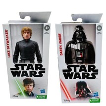 Star Wars Darth Vader &amp; Luke Action Figure plastic free packaging editio... - $7.59