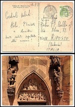 GERMANY Postcard - Freiburg im Breisgau to Riposto, ITALY, Slogan Cancel N8 - £2.32 GBP