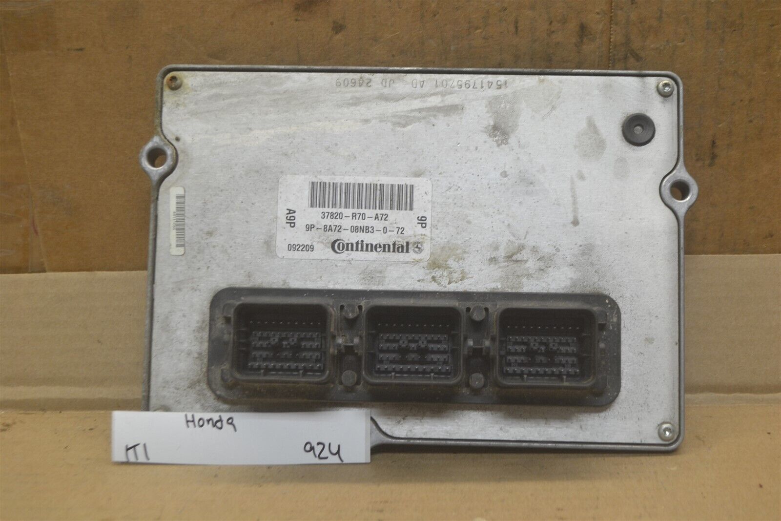 2010 Honda Accord Engine Control Unit ECU 37820R70A72 Module 924-1T1  - $26.99