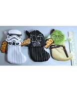 Star Wars Mini Stockings Lot of 3 Christmas Licensed Darth Vader Yoda Di... - $13.55 CAD