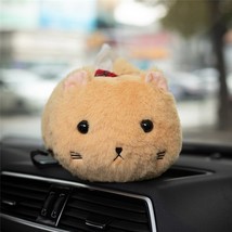Cat Car Paper Box Kitten Dolls Stuffed Soft Animal Toys for Car Home Decoration  - £15.57 GBP