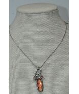 lia sophia Pink Crystals MELODY Pendant Necklace - Silver Tone Choker - €11,90 EUR