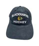 Chicago Blackhawks Hockey Baseball Hat Reebok Adjustable Stitched NHL Me... - $18.49